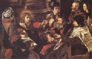 SERODINE, Giovanni Jesus among the Doctors (mk05) oil painting on canvas
